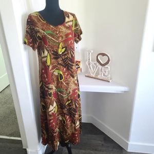 Vintage 90s mixed print dress